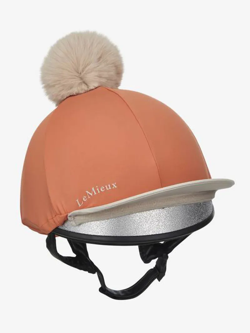 LeMieux Pom Hat Silk - APRICOT - One Size-1