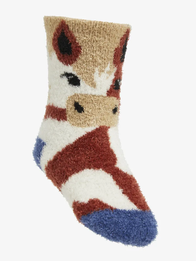 LeMieux Mini Fluffy Character Socks - FLASH-1