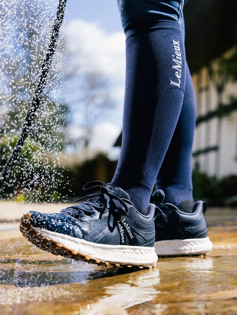 LeMieux Trax Waterproof Trainers - NAVY -4
