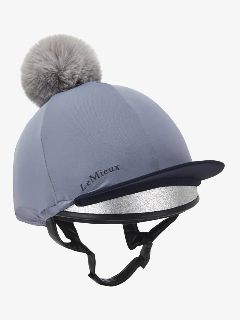 LeMieux Pom Hat Silk - JAY BLUE - One Size 