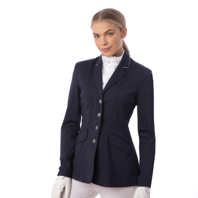 Equetech Jersey Deluxe Competition Jacket - NAVY -2