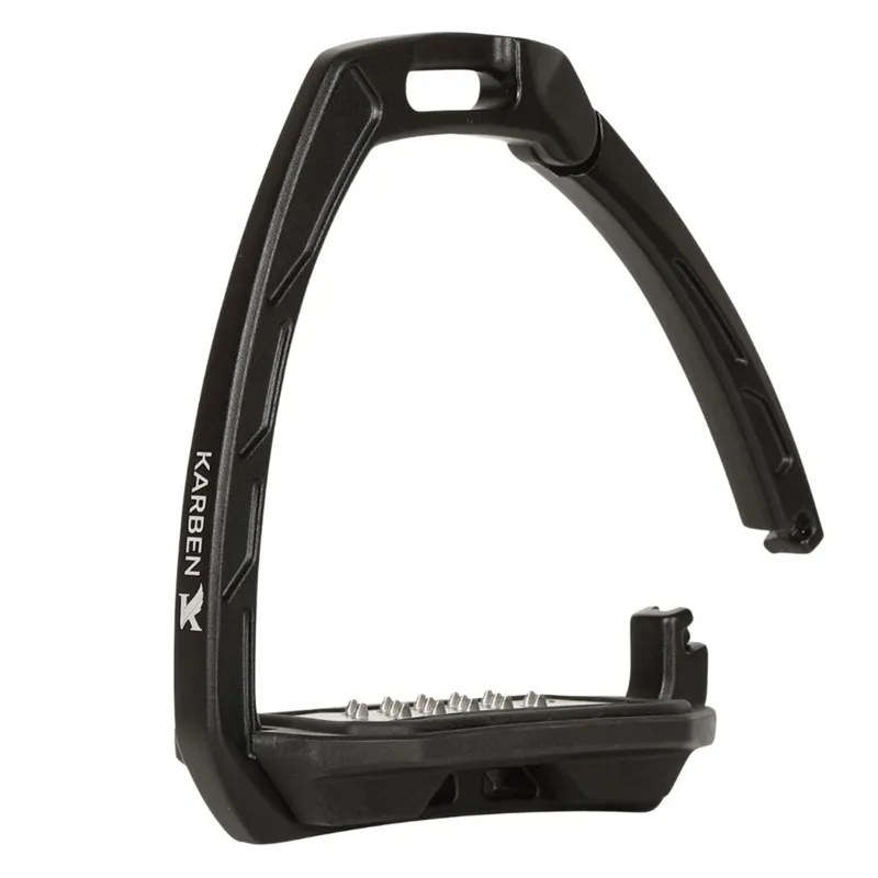 Karben Ultra Grip Stirrups - BLACK - Adult -1