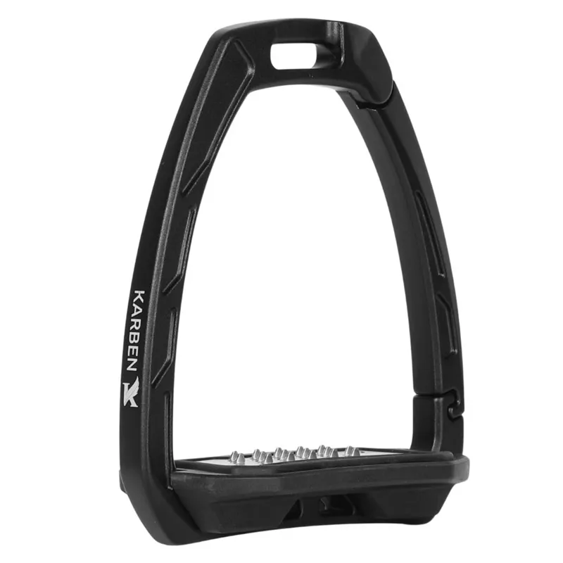 Karben Ultra Grip Stirrups - BLACK - Adult -2