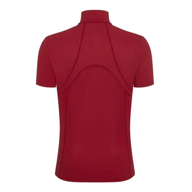 LeMieux Mia Mesh Short Sleeve Base Layer - CHILLI -1