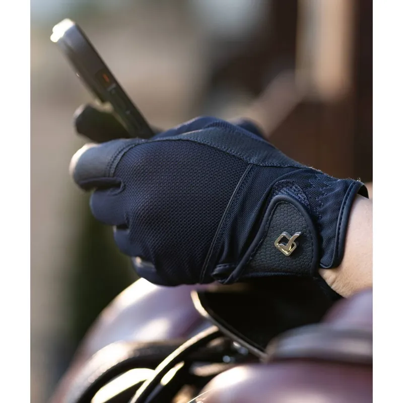 LeMieux Pro Mesh Gloves - NAVY -1