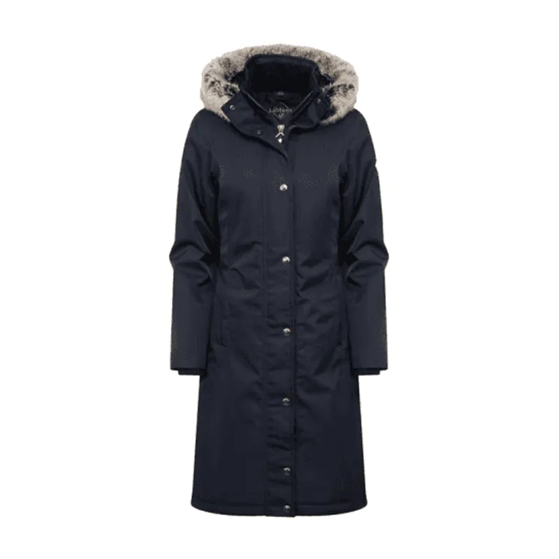 LeMieux Young Rider Long Waterproof Riding Coat - NAVY 