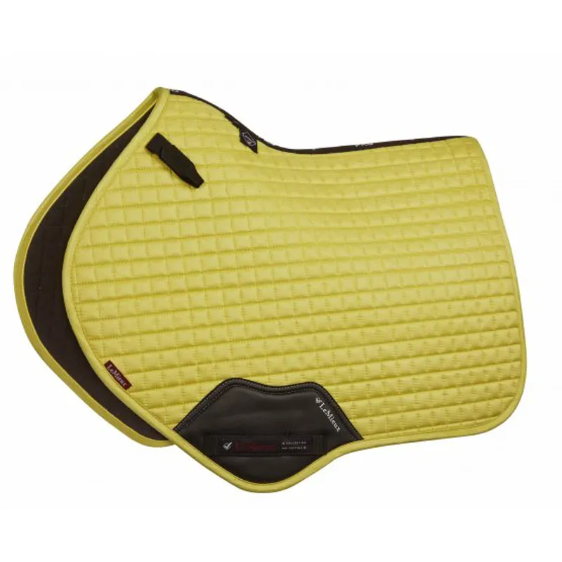 LeMieux ProSport Suede Close Contact Square - CITRON