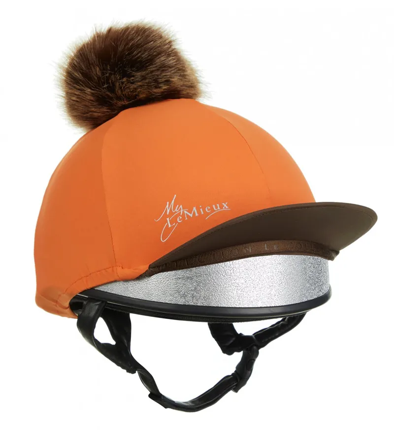 LeMieux Pom Pom Hat Silk - PAPRIKA - One Size