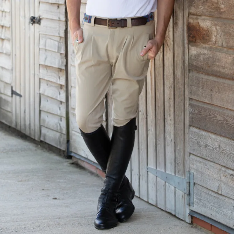Equetech Mens Kingham Breeches - BEIGE -2
