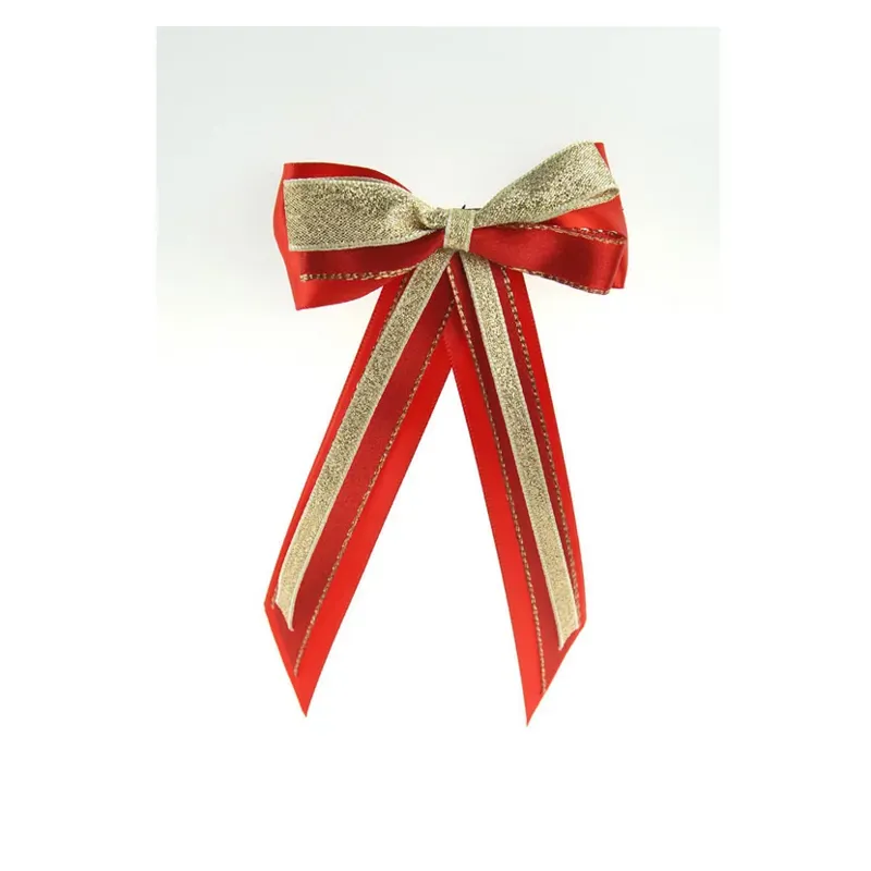 ShowQuest Hairbow and Tails in Red/Gold