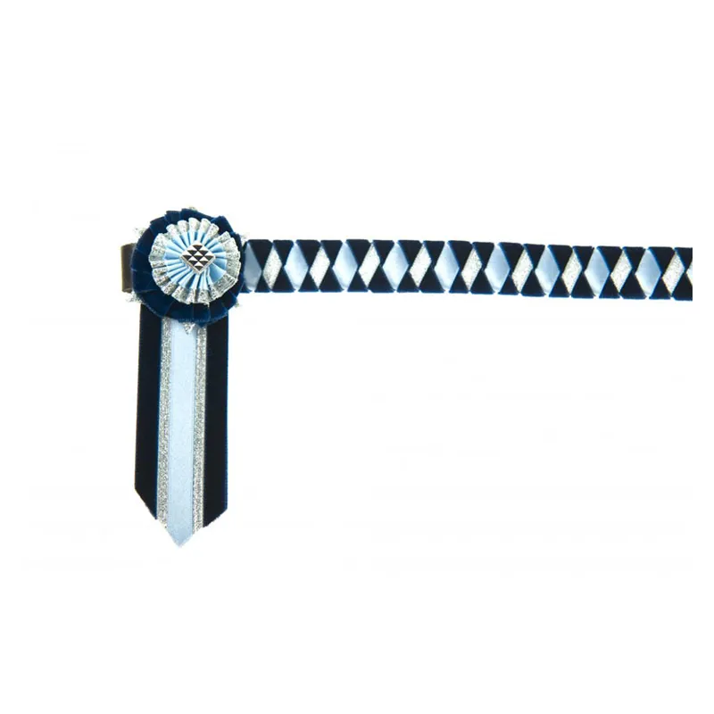 Showquest Browband Design Boston - Navy/Pale Blue/Silver - Cob