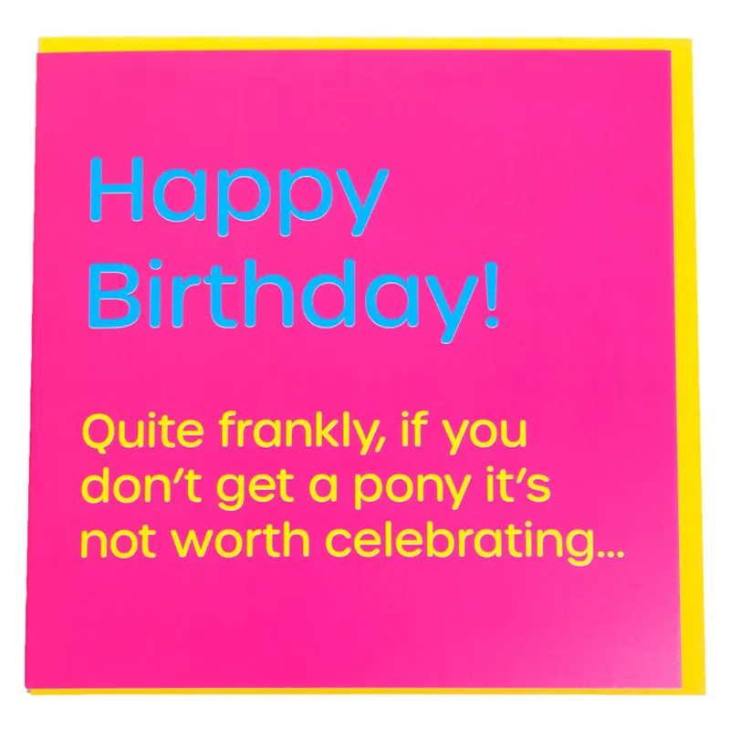 Gubblecote Humourous Greetings Card - Worth Celebrating