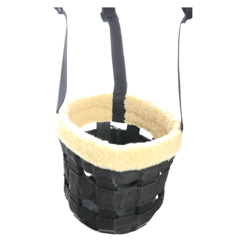 Hy Muzzle With Fleece in Black-1