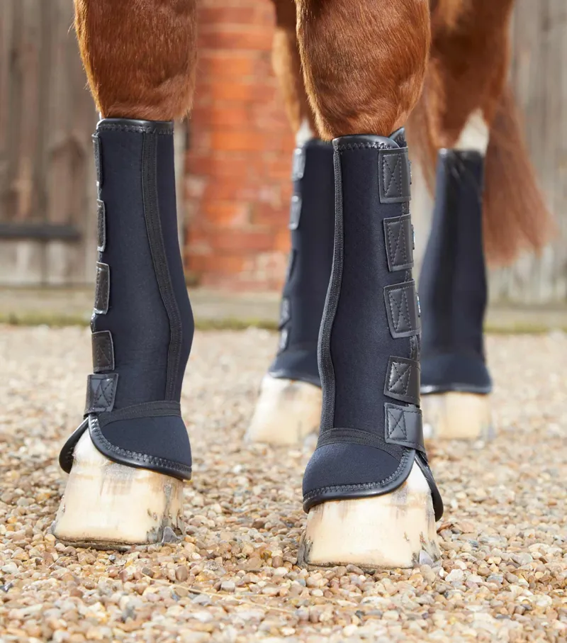 Premier Equine Mud Fever Boots - BLACK -1