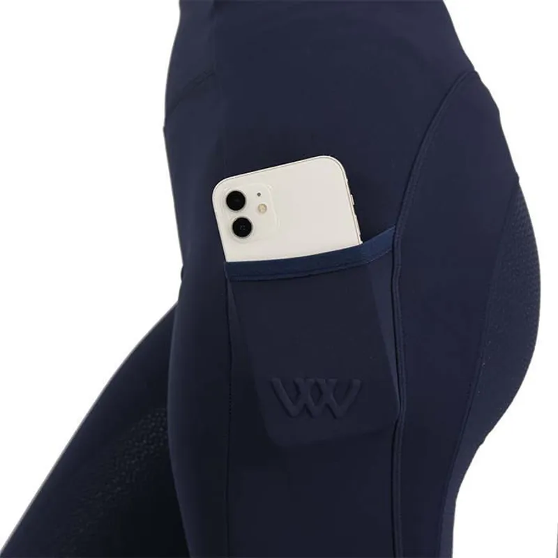 Woof Wear Original Riding Tights - PETROL BLUE-1