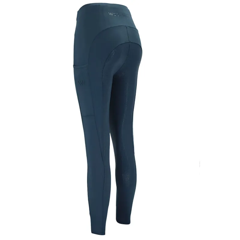 Woof Wear Original Riding Tights - PETROL BLUE