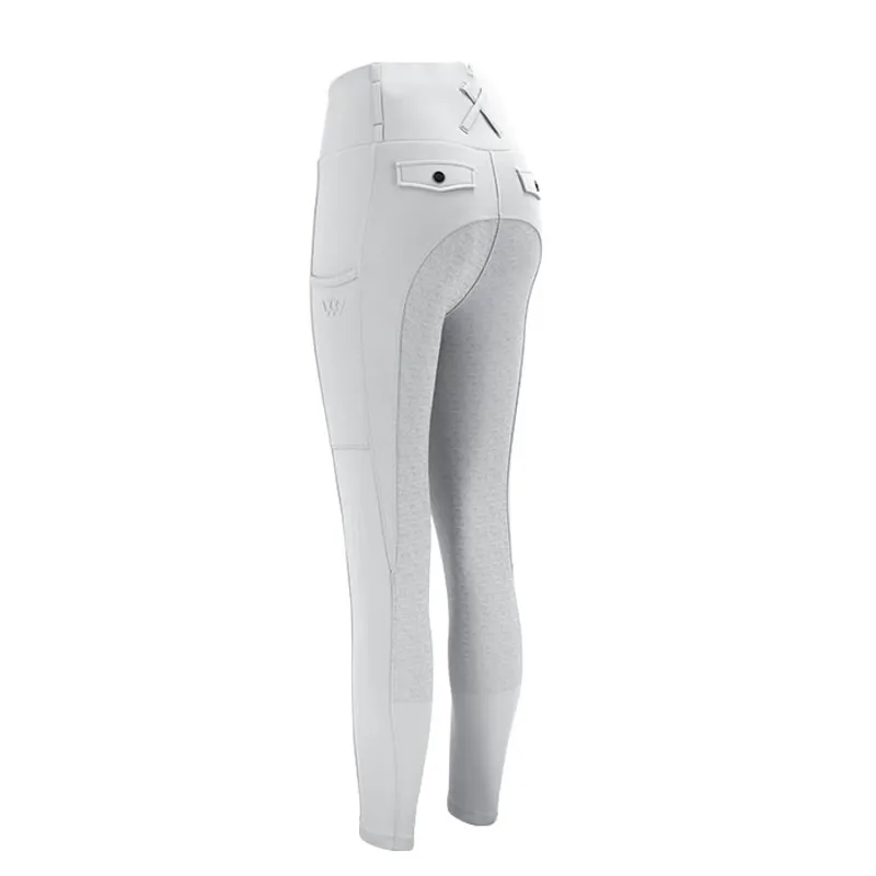 Woof Wear Competition Riding Tights - WHITE -3