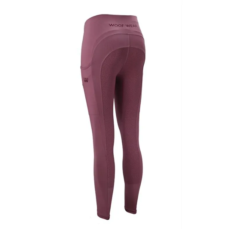 Woof Wear Young Rider Pro Tights - ROSE