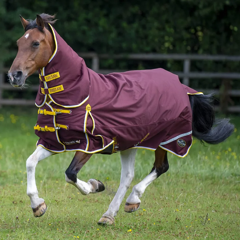 NEW Gallop Trojan Xtra Duraproof 200g Turnout Combo Rug