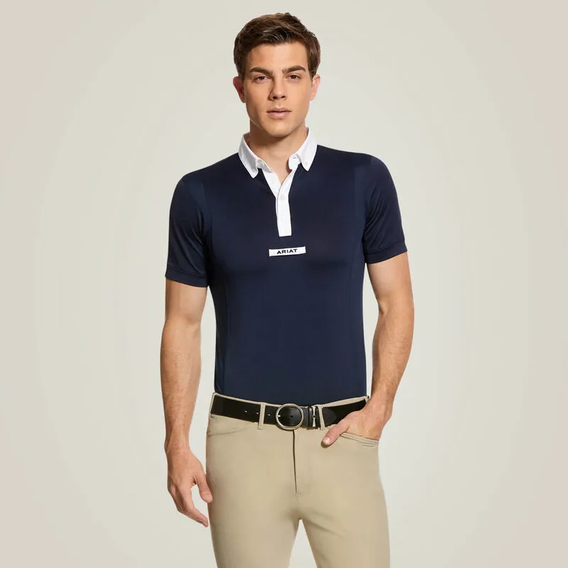 Ariat Mens Tek Show Shirt - SHOW NAVY 