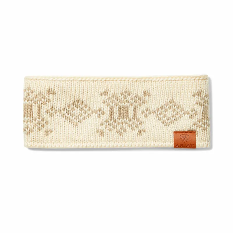 Ariat Patrona Headband - NATURAL/BURLAP