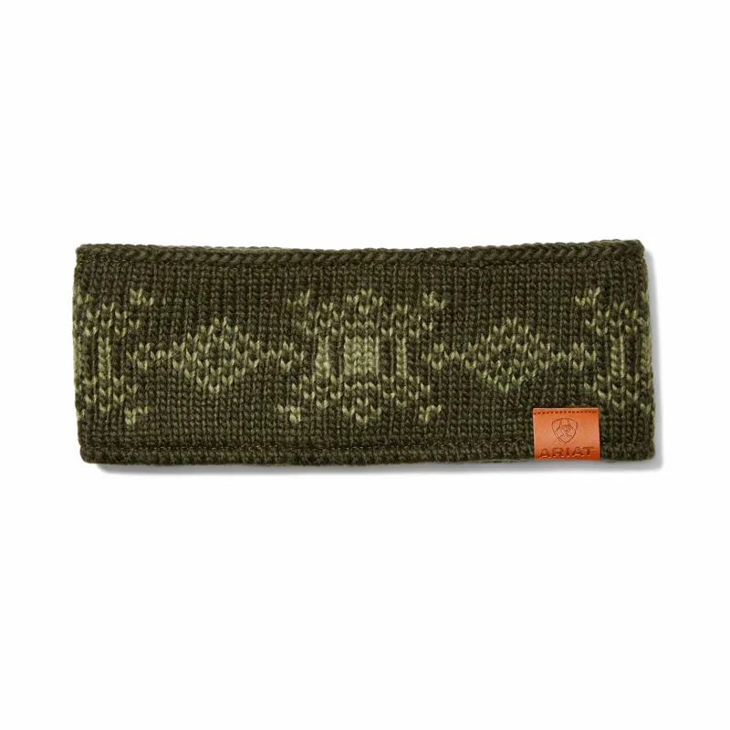 Ariat Patrona Headband - FOREST MIST/FLOUR LEAF CLOVER