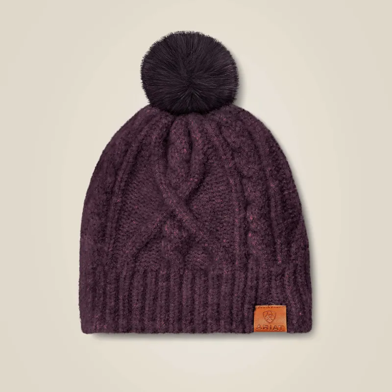 Ariat Entwine Beanie - Raisin Heather - One Size