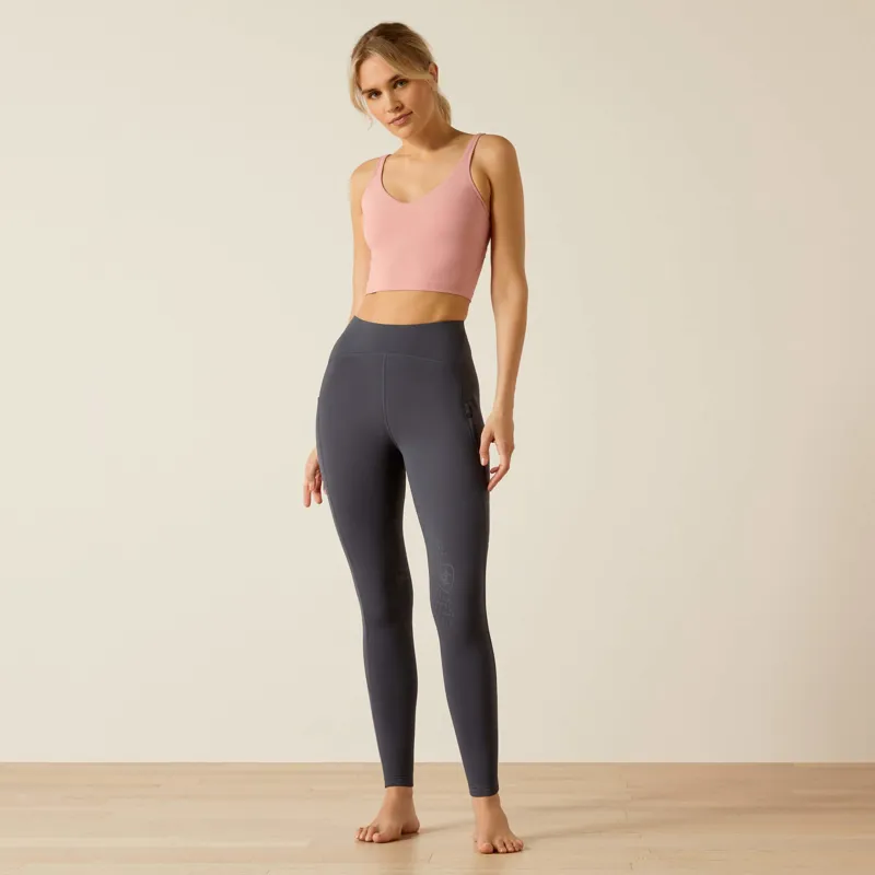 Ariat Venture Thermal Half Grip Tights - OMBRE BLUE -1