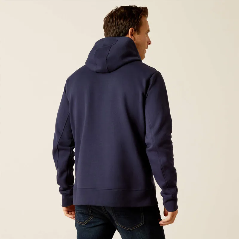 Ariat Men's Rabere Hoodie - NAVY ECLIPSE -1