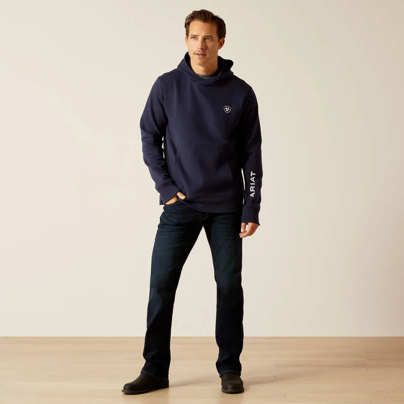 Ariat Men's Rabere Hoodie - NAVY ECLIPSE -2