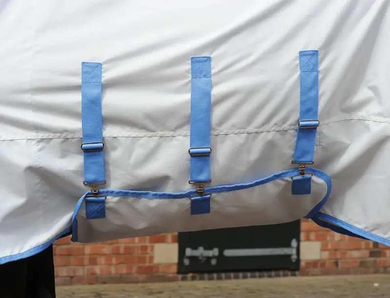 Weatherbeeta Sweet Itch Shield Combo Neck - WHITE/BLUE-8