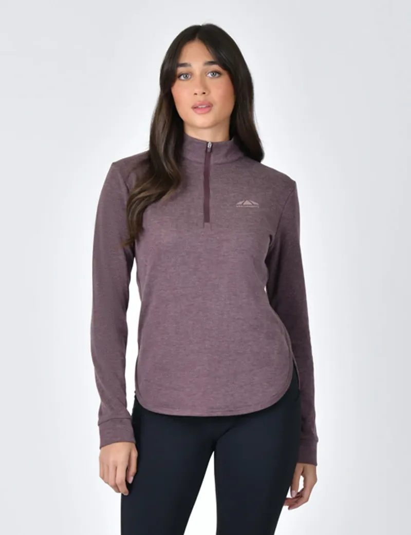 WeatherBeeta London Layer Long Sleeve Top Mulberry Marle