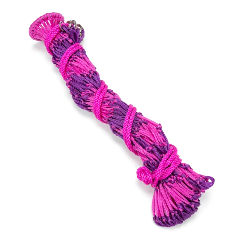 Shires Deluxe Haynet PUR/PNK 40 Inch - holes 5 1/2cm