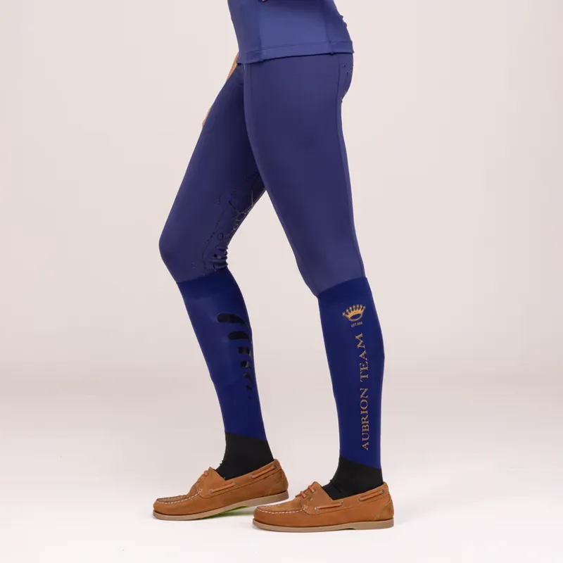 Aubrion Team Riding Tights - MIDNIGHT -1