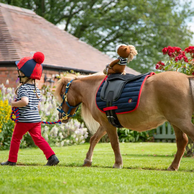 Winnie and Me Hat Silk NAVY / RED - One Size -6