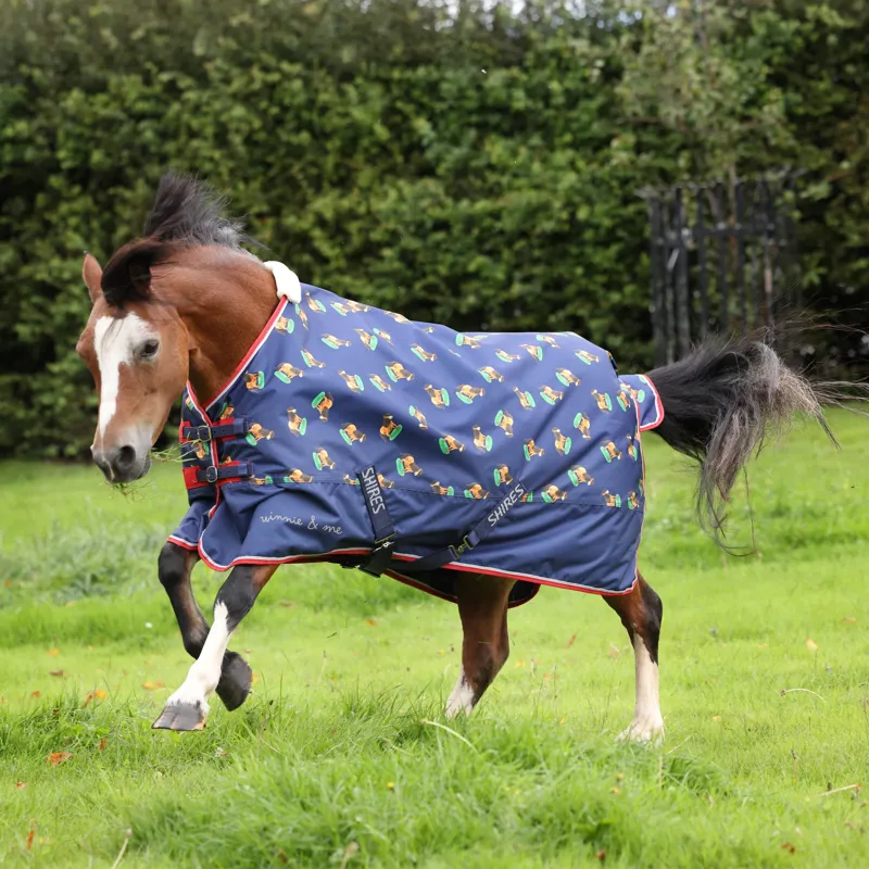 Winnie and Me Lite Turnout Rug in NAVY