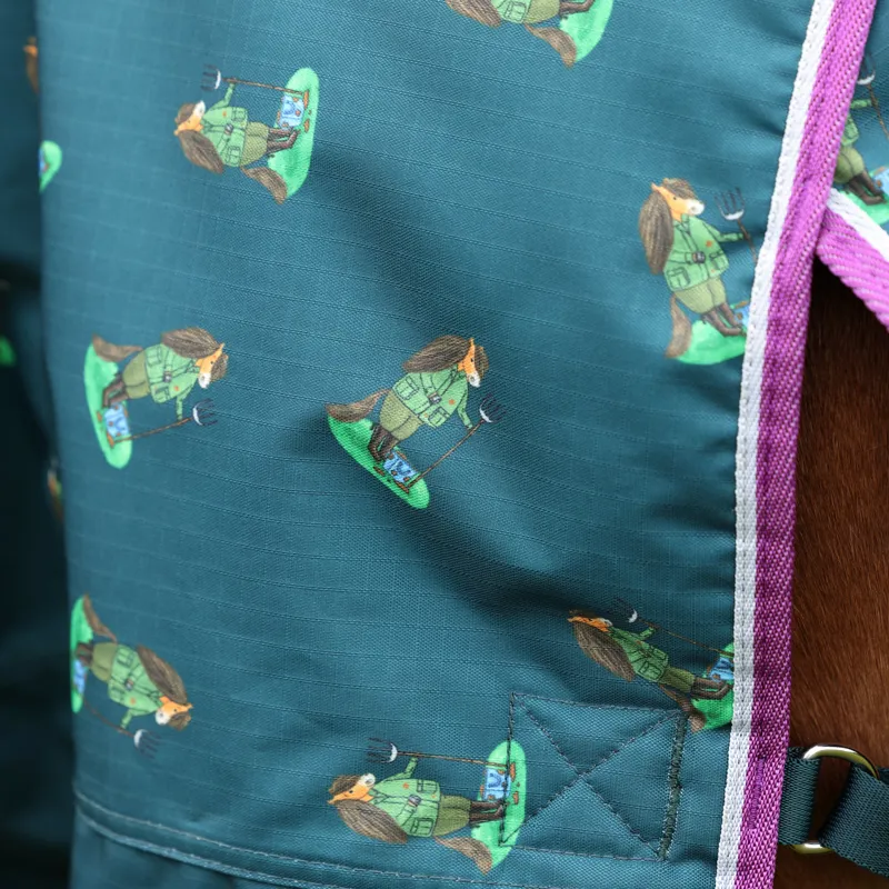 Winnie and Me 100 Turnout Rug in GREEN-1