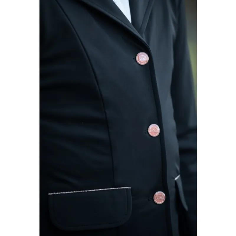 HKM Competition Jacket - Flora - Kids - BLACK-1