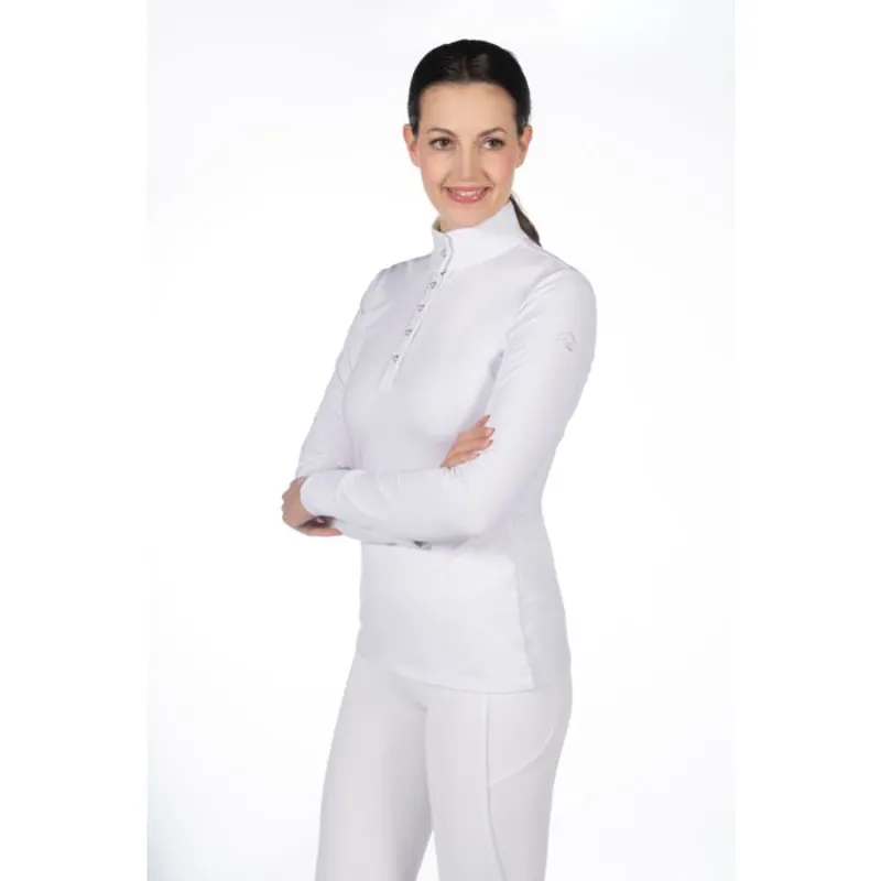HKM Competition Shirt - Emilia - WHITE -1