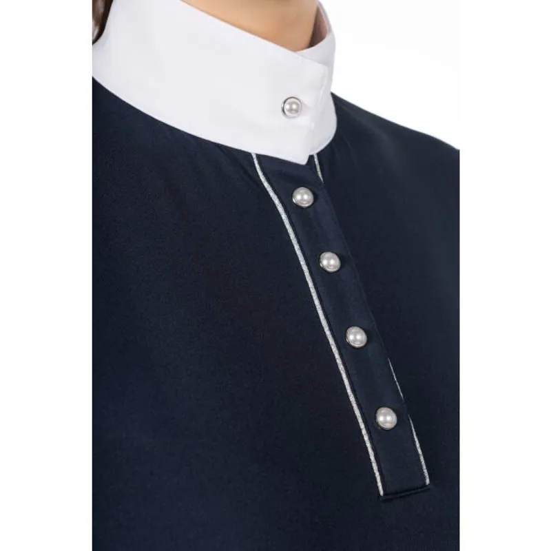 HKM Competition Shirt Emilia - DEEP BLUE -4