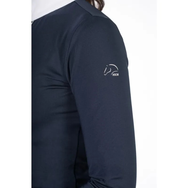 HKM Competition Shirt Emilia - DEEP BLUE -5