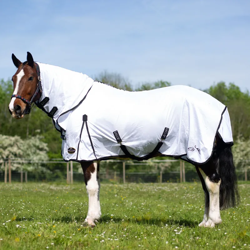 Gallop Classic Combo Fly Rug - WHITE