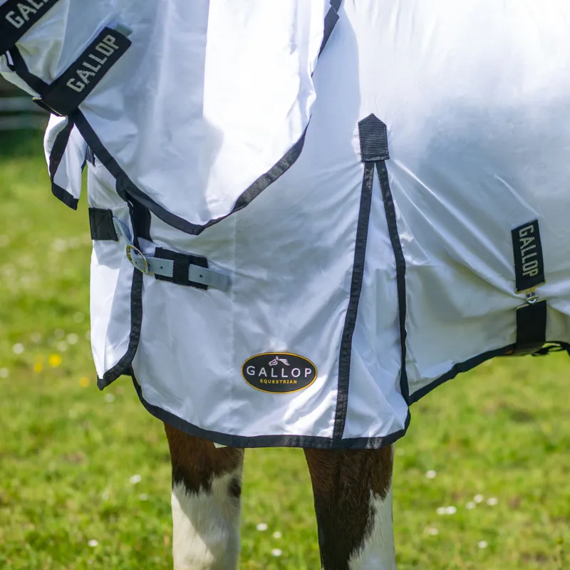 Gallop Classic Combo Fly Rug - WHITE-1