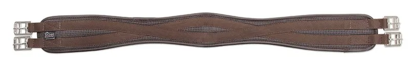 Shires Anti-Chafe Contour Girth - BROWN