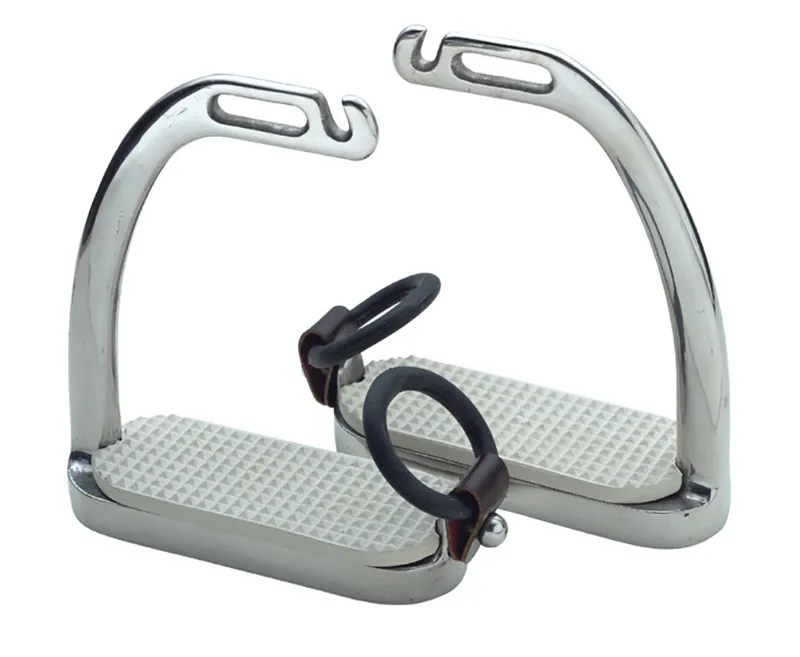 Fillis Peacock Stirrups - STAINLESS STEEL 