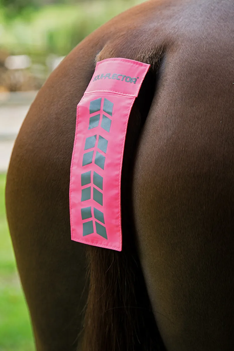 Shires EQUI-FLECTOR Tail Strap PINK one size