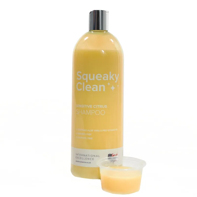 Equine America Squeaky Clean Sensitive Citrus Shampoo 1 Litre