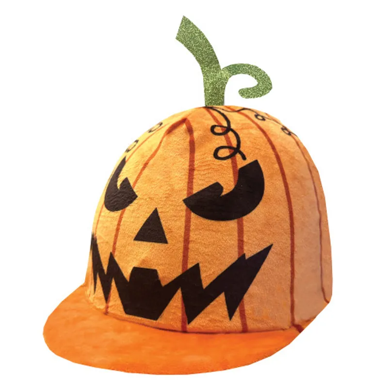Equetech Childs Wicked Pumpkin Hat Silk - ORANGE - One Size