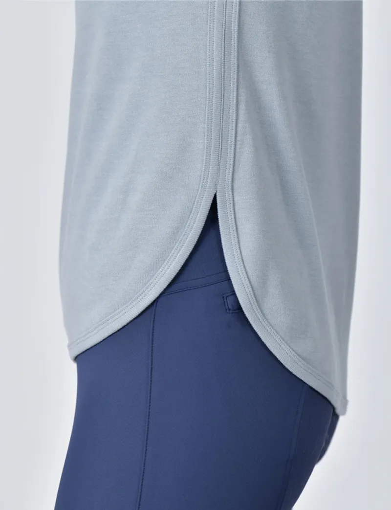 WeatherBeeta London Layer Long Sleeve Top Bluestone Marle-1