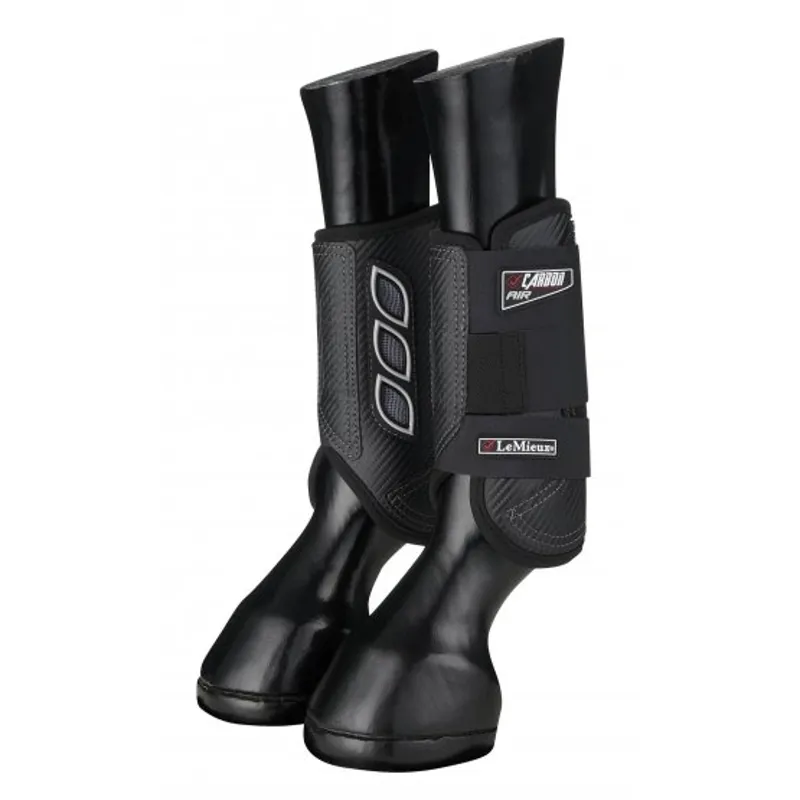 LeMieux Carbon Air XC Boots - Black - FRONT